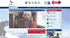 Desktop Screenshot of disabilitysnowsport.org.uk